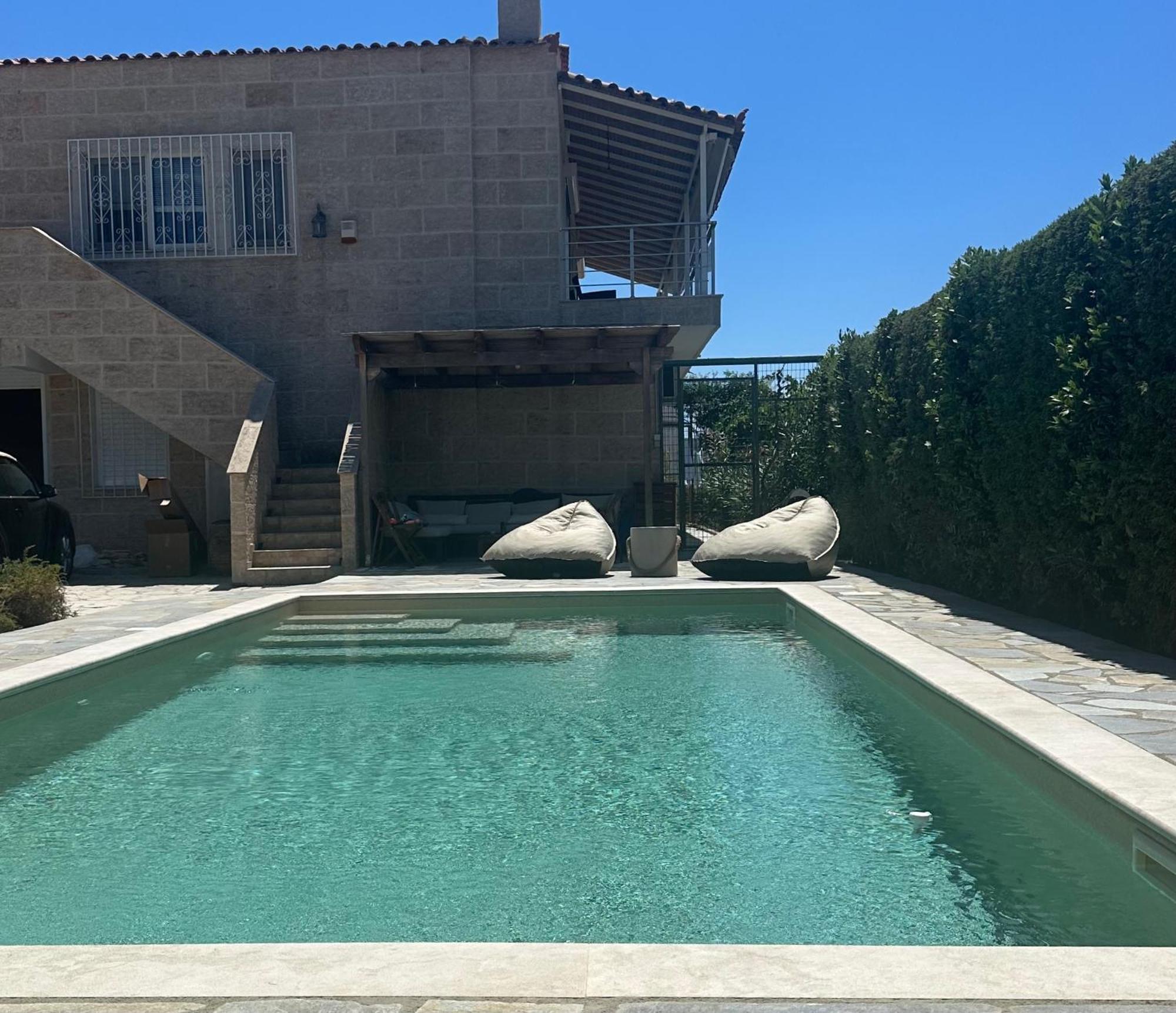 Villa Agia Marina 5M Walk To The Beach With Private Pool Exteriör bild