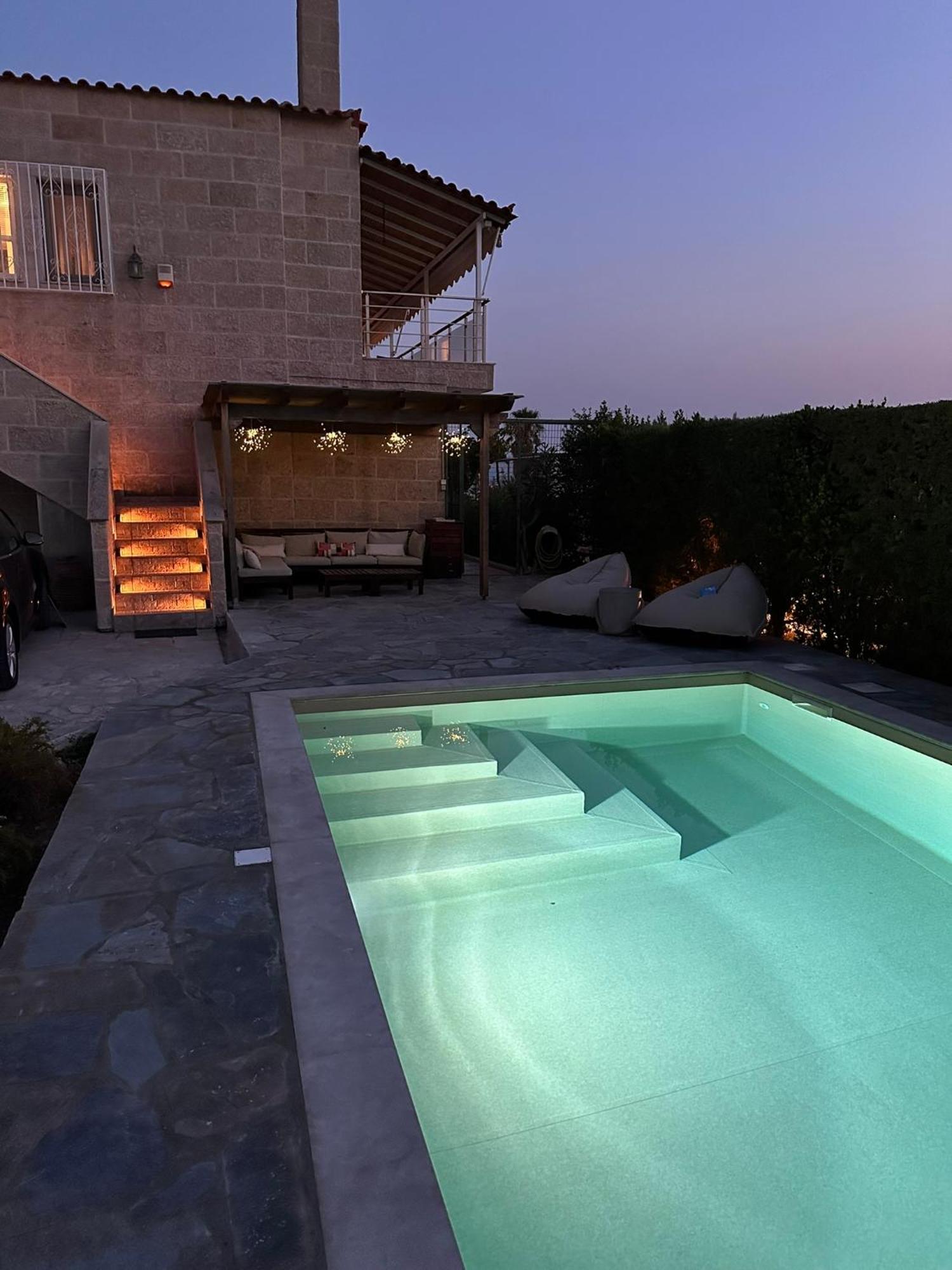 Villa Agia Marina 5M Walk To The Beach With Private Pool Exteriör bild