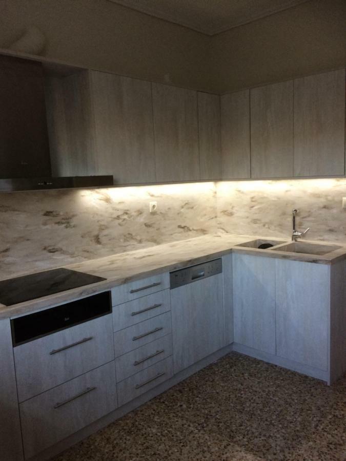 Villa Agia Marina 5M Walk To The Beach With Private Pool Exteriör bild